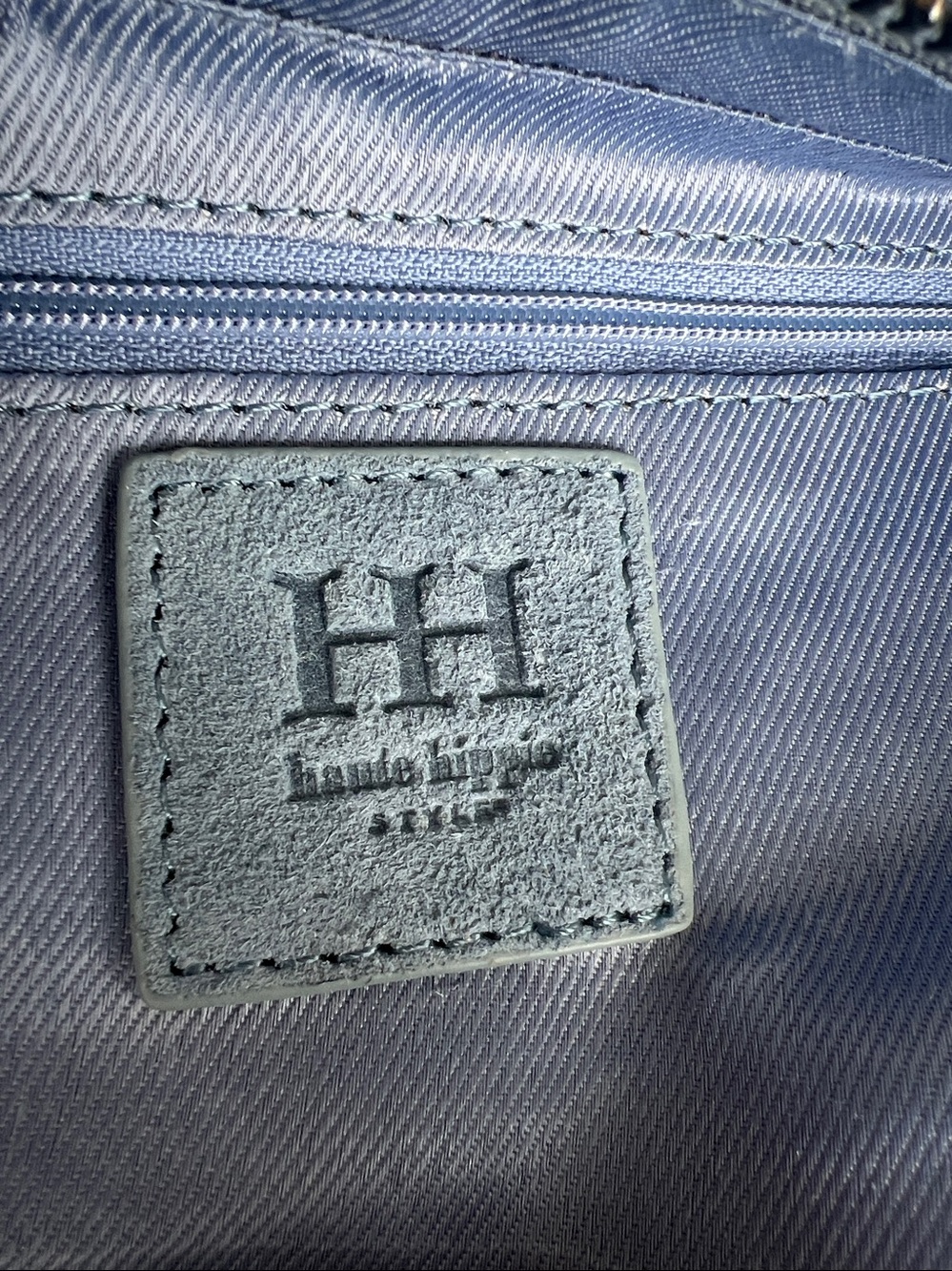 Haute Hippie Genuine Suede Fringe Shoulder bag Blue - Picture 8 of 11